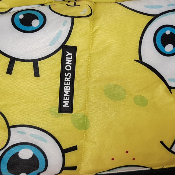 Nickelodeon Members Only SpongeBob Coat Brand NEW with Tags Men X-Large - Picture 3 of 15